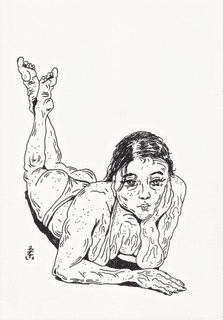 portrait-of-izzy-laying-on-stomach-the-pose-archives-2026
